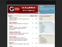 Tablet Screenshot of galeria.gertis.pl